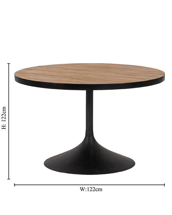 Dibor Manhattan Reclaimed Pine Dining Table