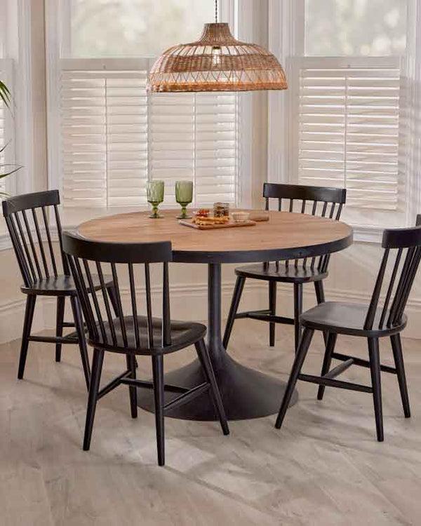 Dibor Manhattan Reclaimed Pine Dining Table