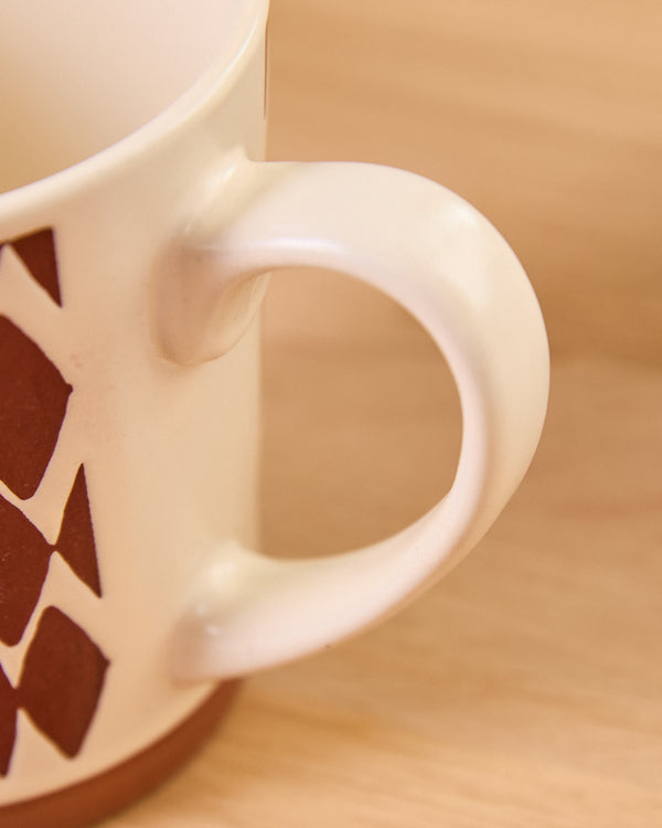 Dibor Manoko Set Of 4 Patterned Mugs