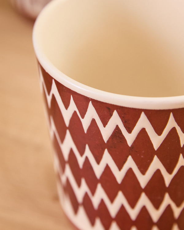Dibor Manoko Set Of 4 Patterned Mugs