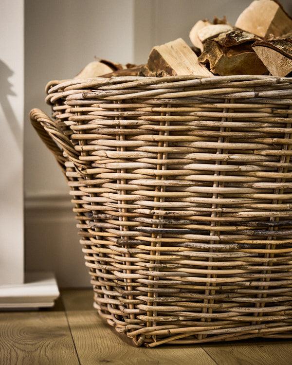 Dibor Manor House Giant Log Storage Basket