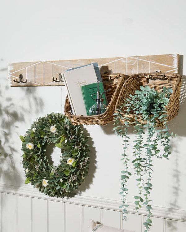 Dibor Manzat Wall Mounted Basket Rack