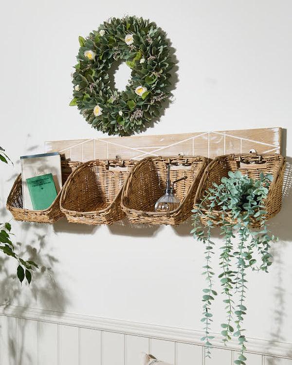 dibor Manzat Wall Mounted Basket Rack