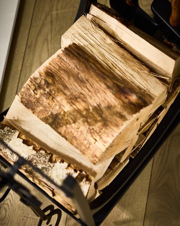 Dibor Mayfair Black Log Rack & Fire Tools