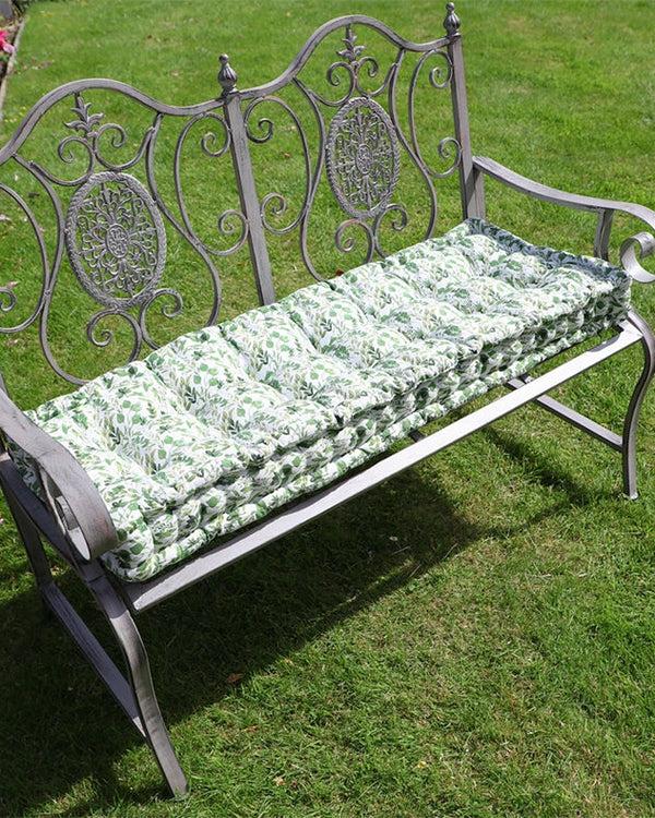 Dibor Meadowbrook Leaf Garden Bench Cushion