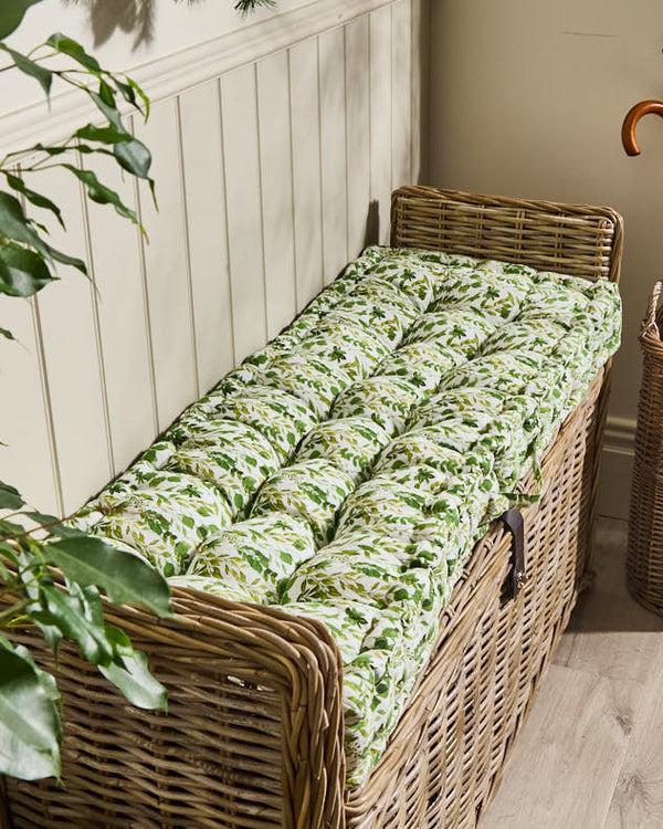 dibor Meadowbrook Leaf Indoor Bench Cushion