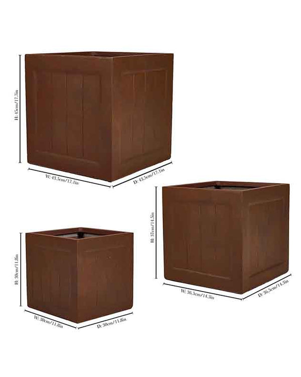 Dibor Merano Brown Planter Collection