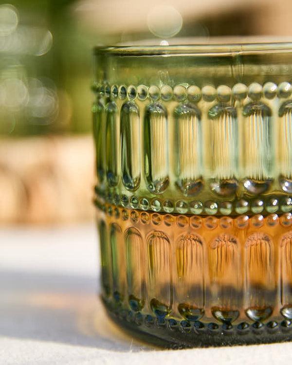 Dibor Merida Green Tumbler Glass