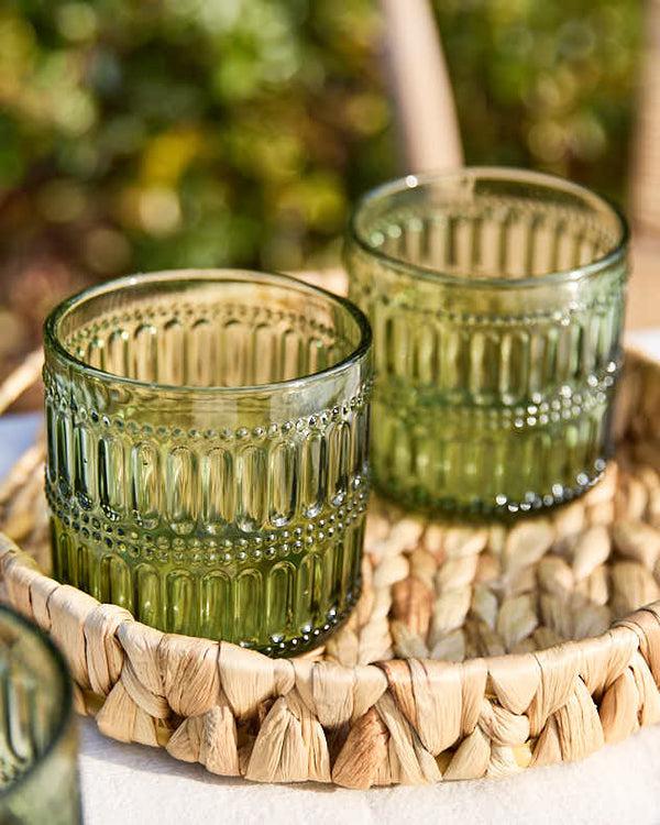 Dibor Merida Green Tumbler Glass