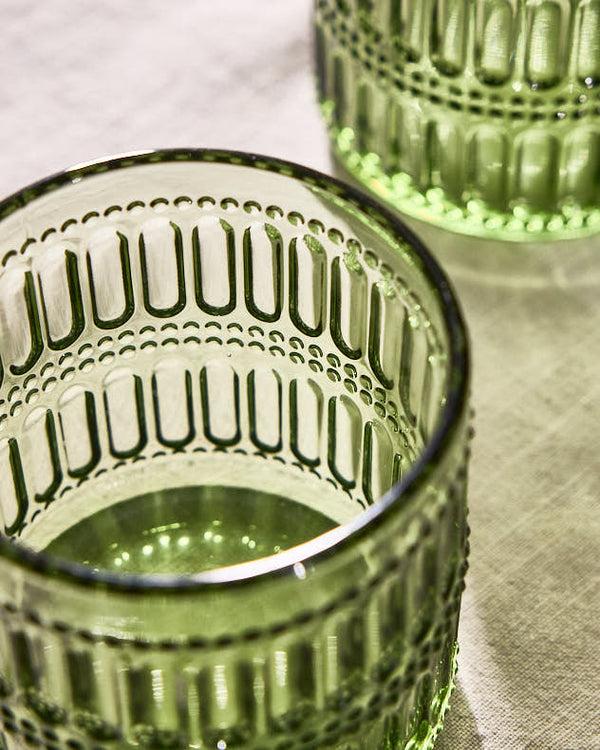 Dibor Merida Green Tumbler Glass