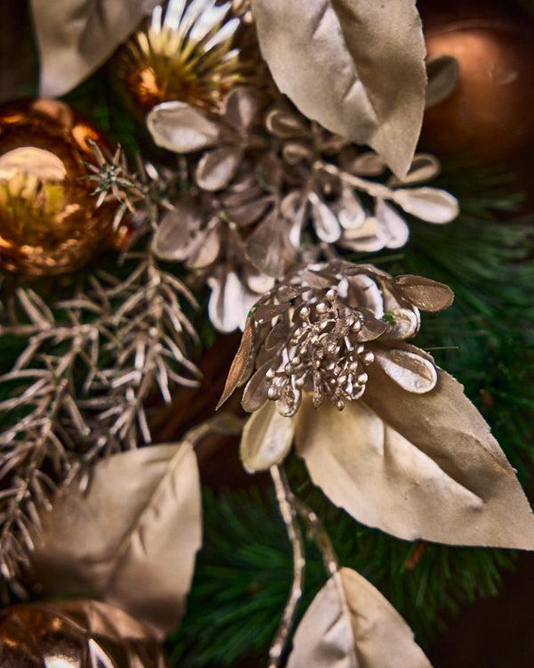 Dibor Metallic Magic Bauble Wreath 55cm