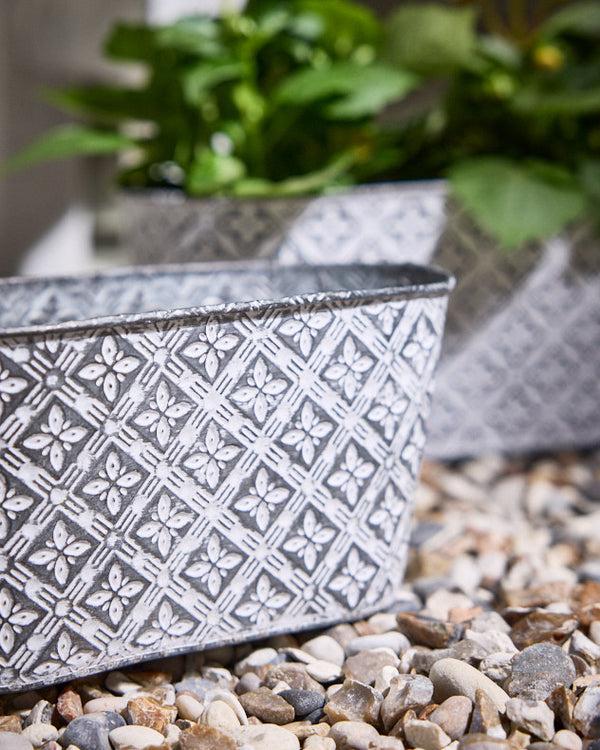 Dibor Midar Set Of 3 Tub Planters