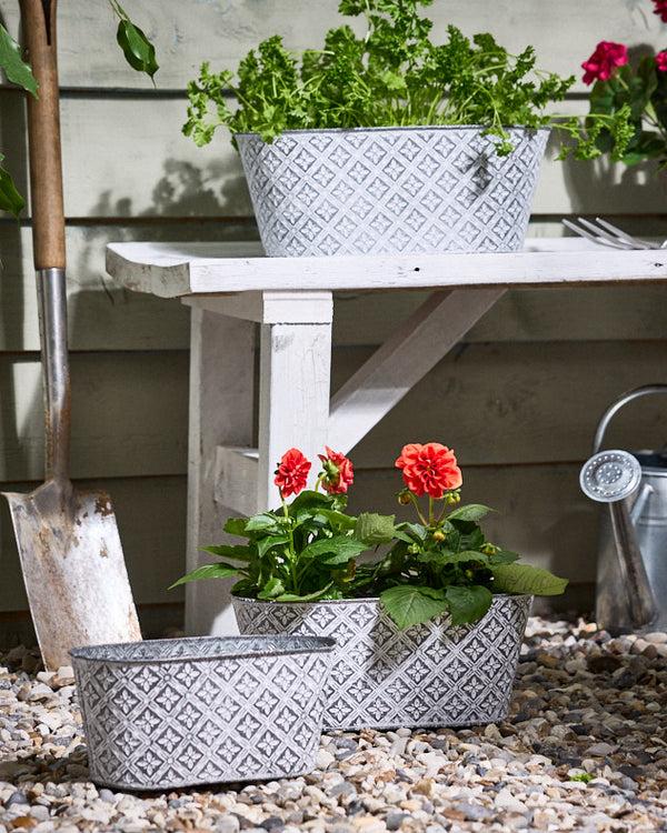 dibor Midar Set of 3 Tub Planters