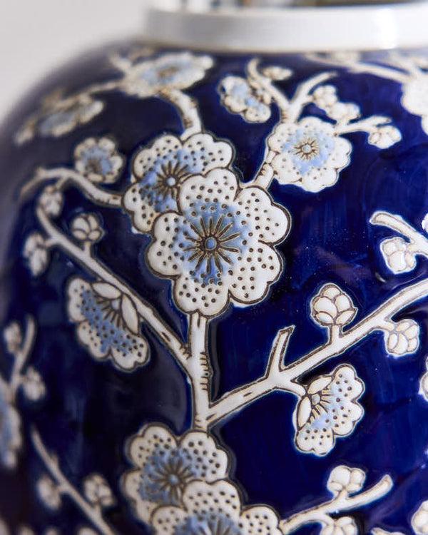 Dibor Midnight Blue Dahlia Vase