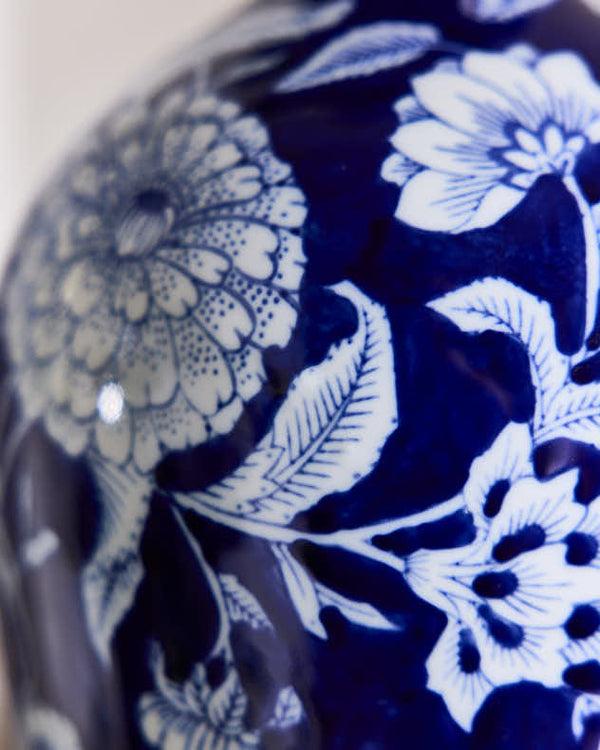 Dibor Midnight Blue Dahlia Vase