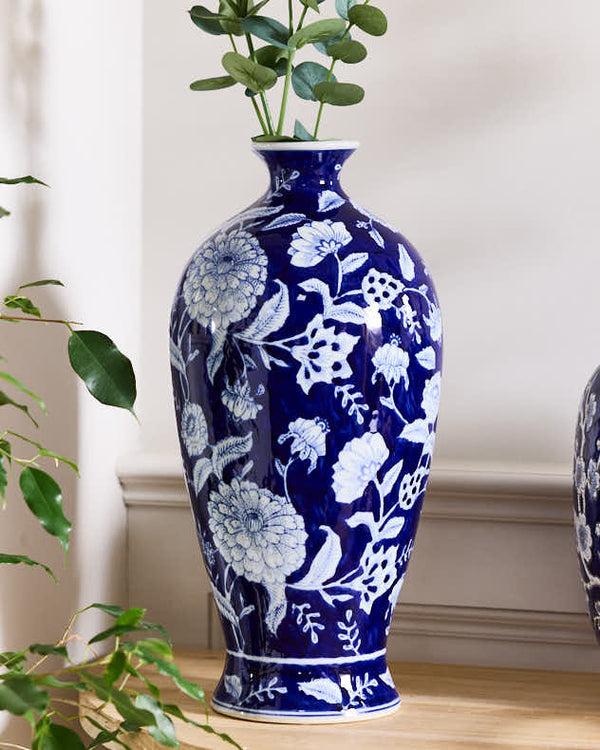 dibor Midnight Blue Dahlia Vase