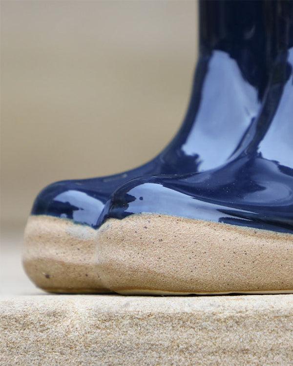 Dibor Midnight Blue Welly Boot Planter