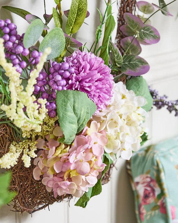 Dibor Morea Purple Floral Basket