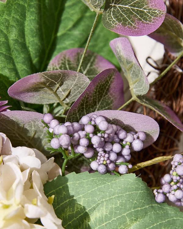 Dibor Morea Purple Floral Basket