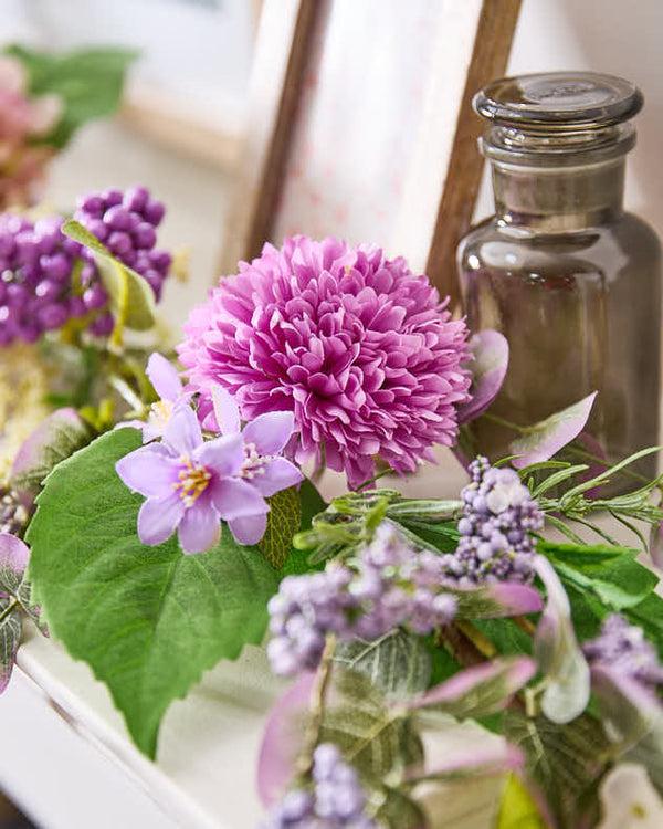 Dibor Morea Purple Floral Garland 180cm