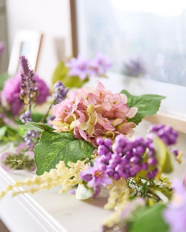 Dibor Morea Purple Floral Garland 180cm