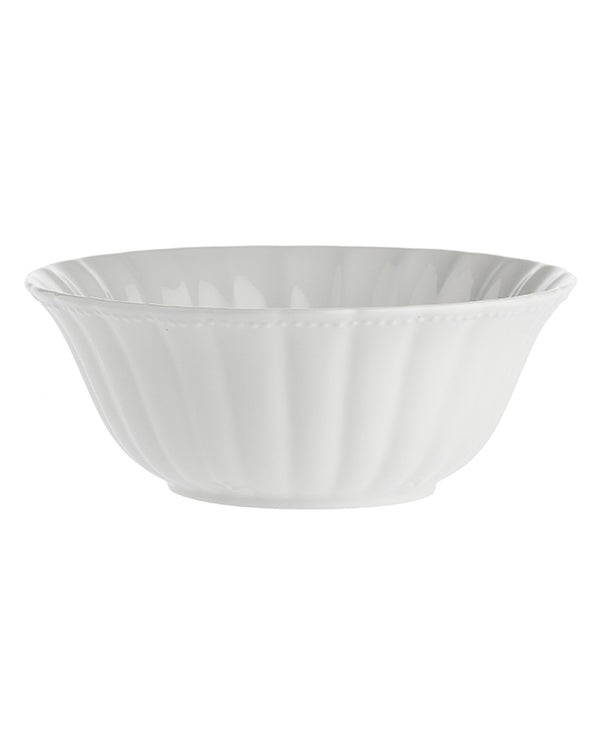 Dibor Mysa White Porcelain Salad Bowl