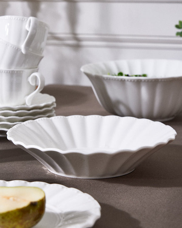 Dibor Mysa White Porcelain Soup Dish