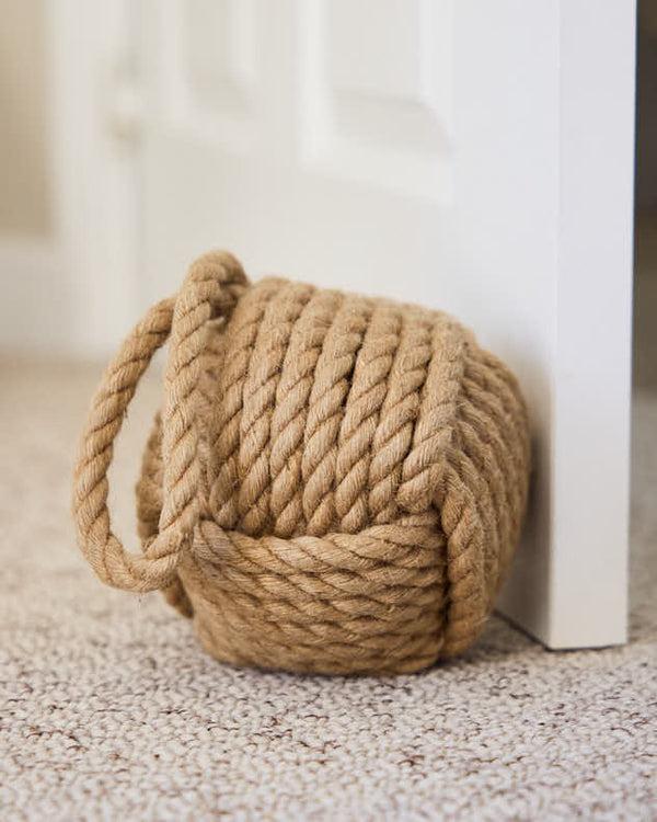 dibor Natural Jute Rope Doorstop