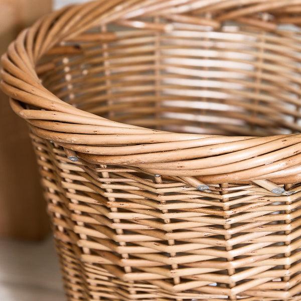 Dibor Natural Willow Waste Paper Basket