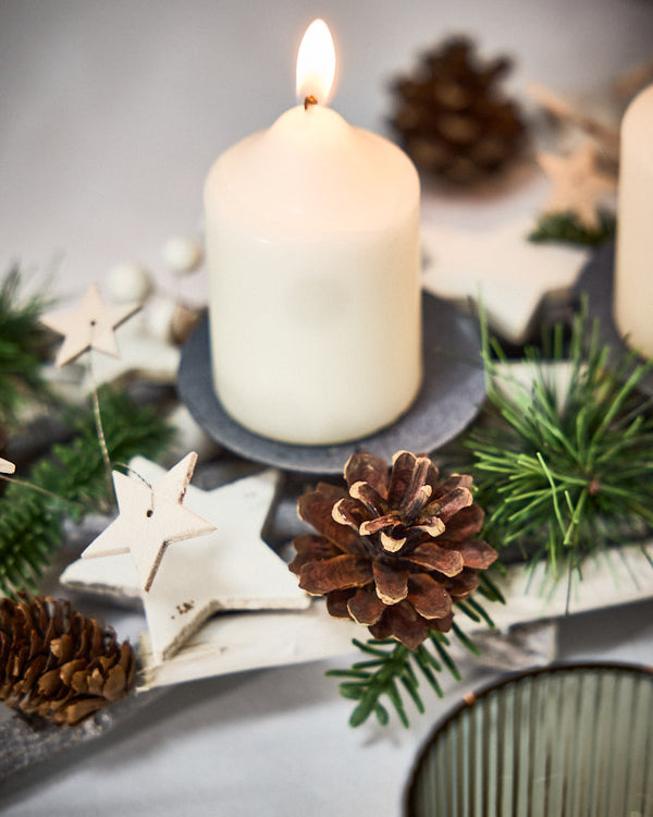 Dibor Nordic Pine Pillar Candle Holder