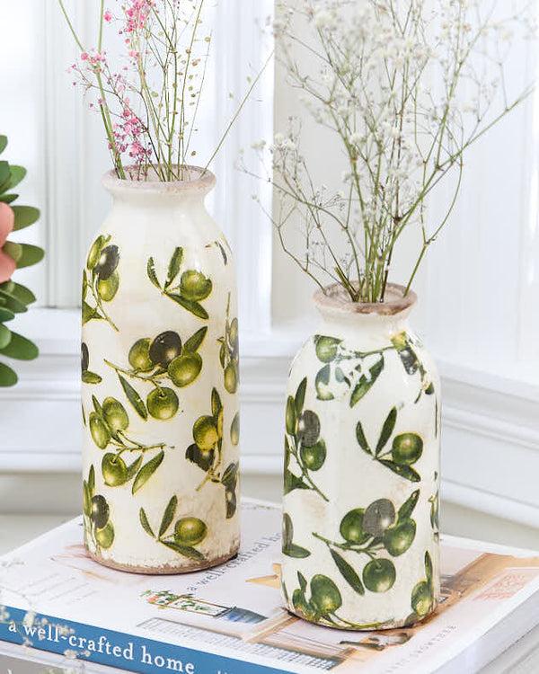 dibor Olive Bottle Vase