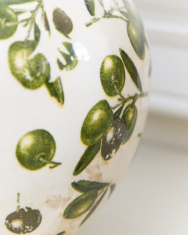 Dibor Olive Jug With Rope Effect Handle