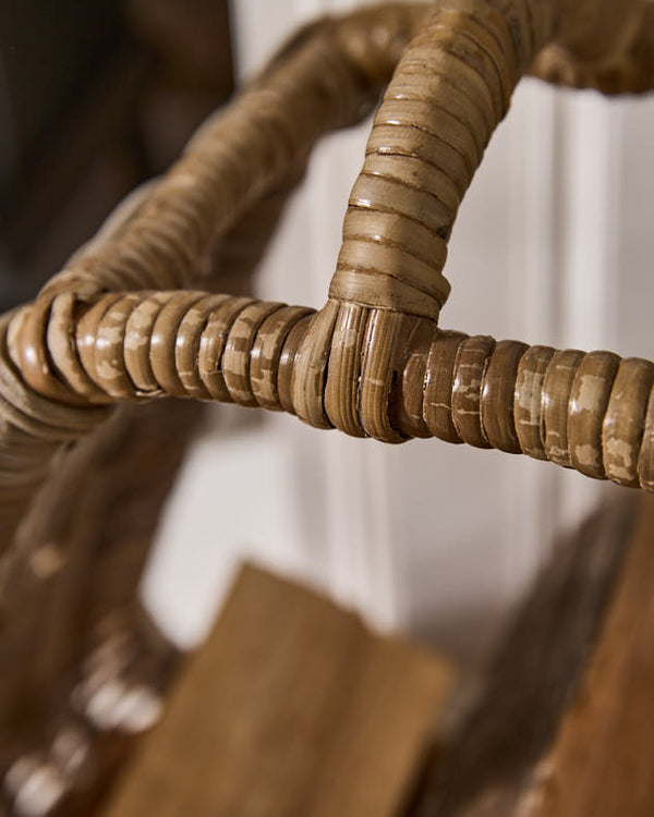 Dibor Open Log Basket With Handle