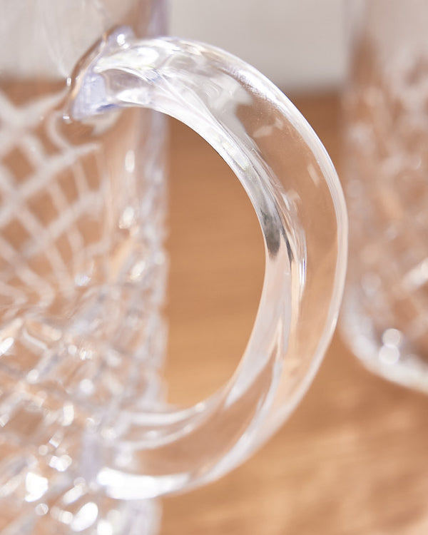 Dibor Orleton Diamond Cut Glass Jug