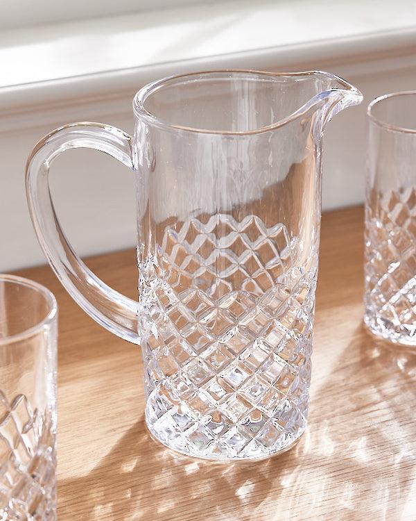 Dibor Orleton Diamond Cut Glass Jug