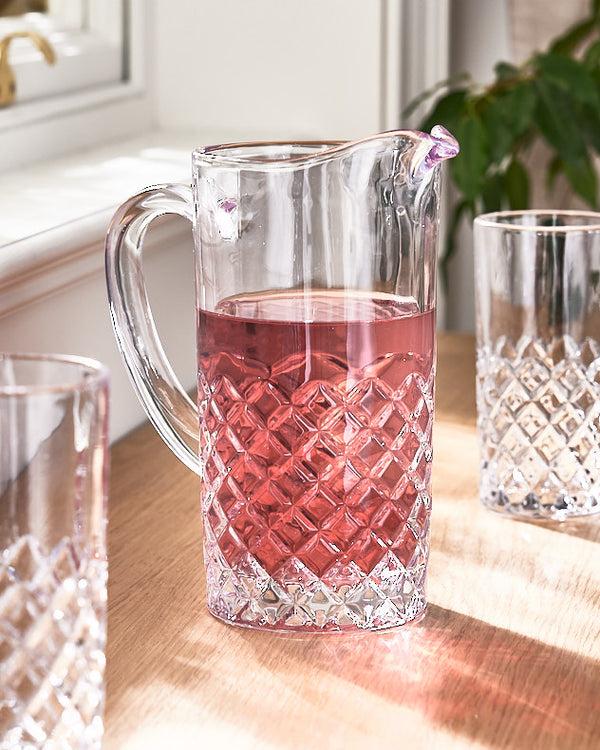 dibor Orleton Diamond Cut Glass Jug