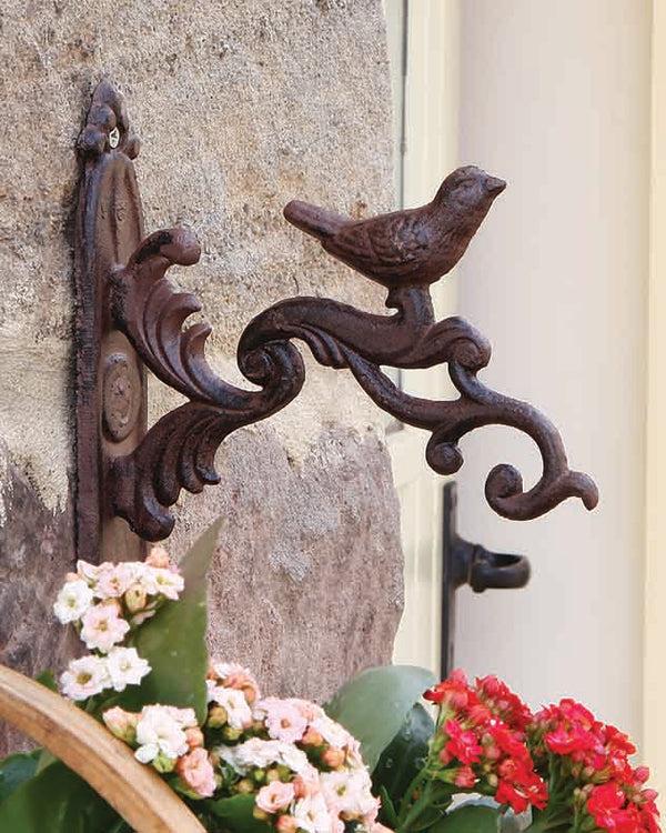 dibor Ornate Bird Hanging Basket Bracket