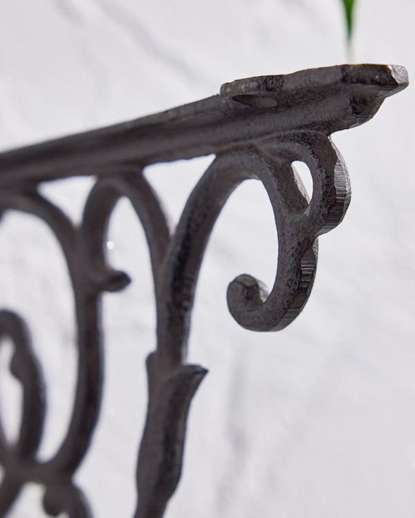 Dibor Ornate Black Scrolled Hanging Bracket