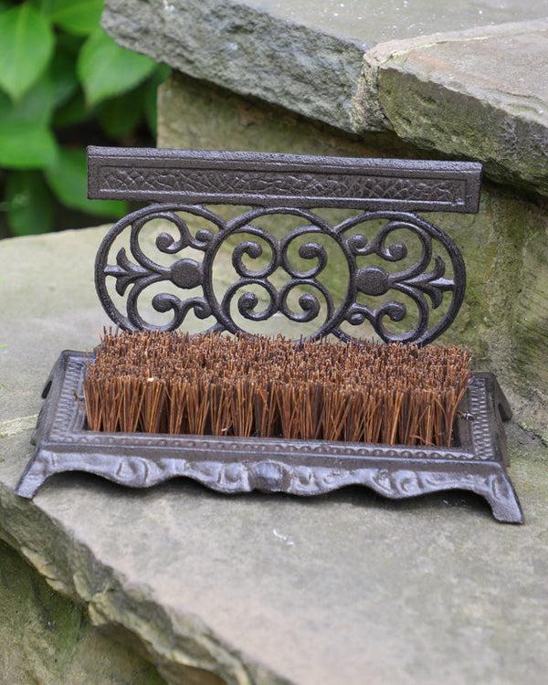 dibor Ornate Boot Brush & Scraper