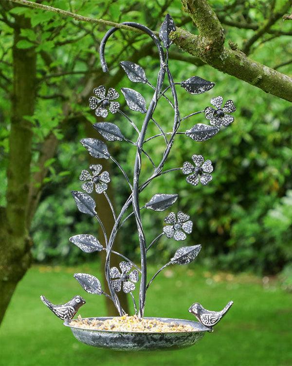 dibor Ornate Hanging Bird Feeder Dish