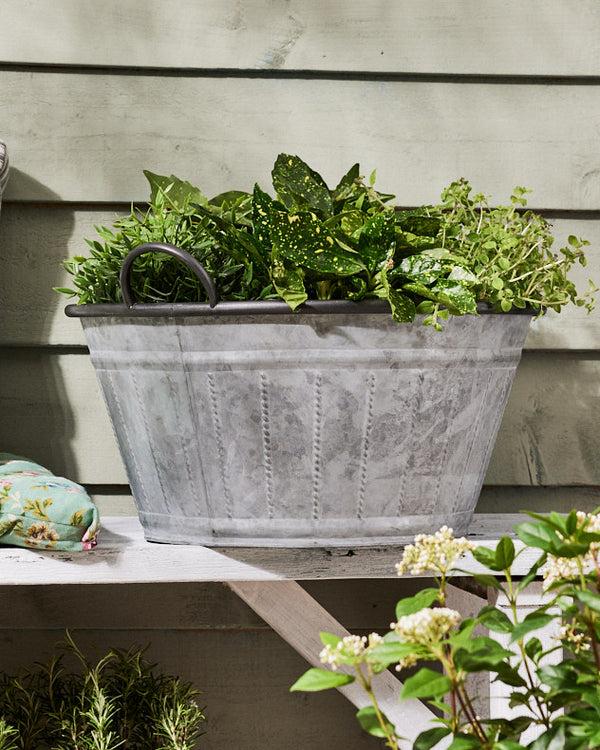 dibor Oval Planter Tub with Handles