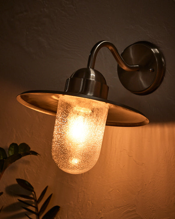 Dibor Padstow Metal Fisherman Wall Light