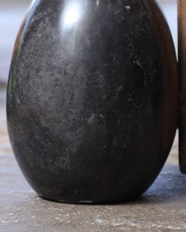 Dibor Pair Of Black Marble Bookends