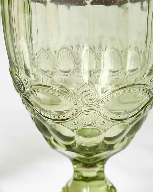 Dibor Palazzo Green Wine Goblet