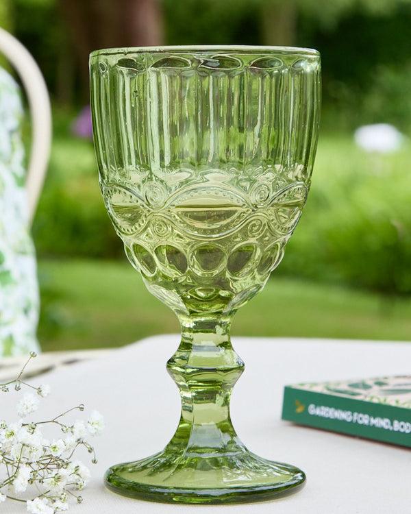 Dibor Palazzo Green Wine Goblet
