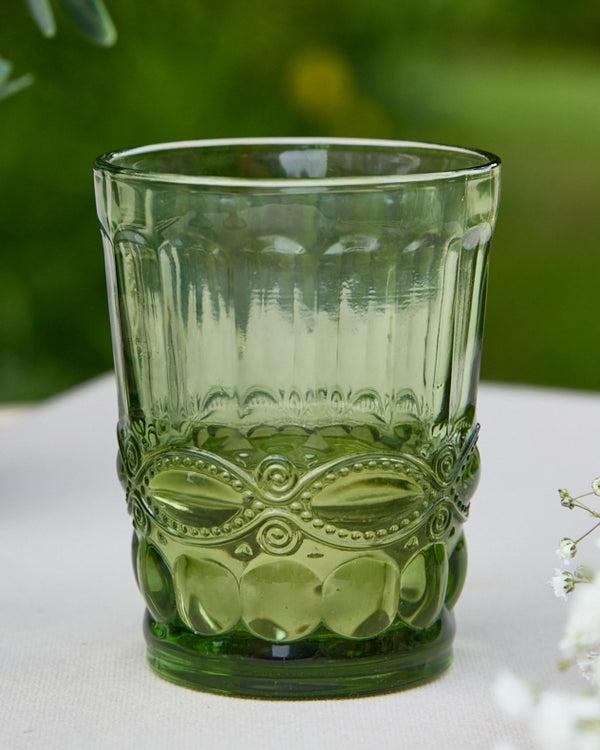 Dibor Palazzo Set Of 4 Embossed Glass Tumblers