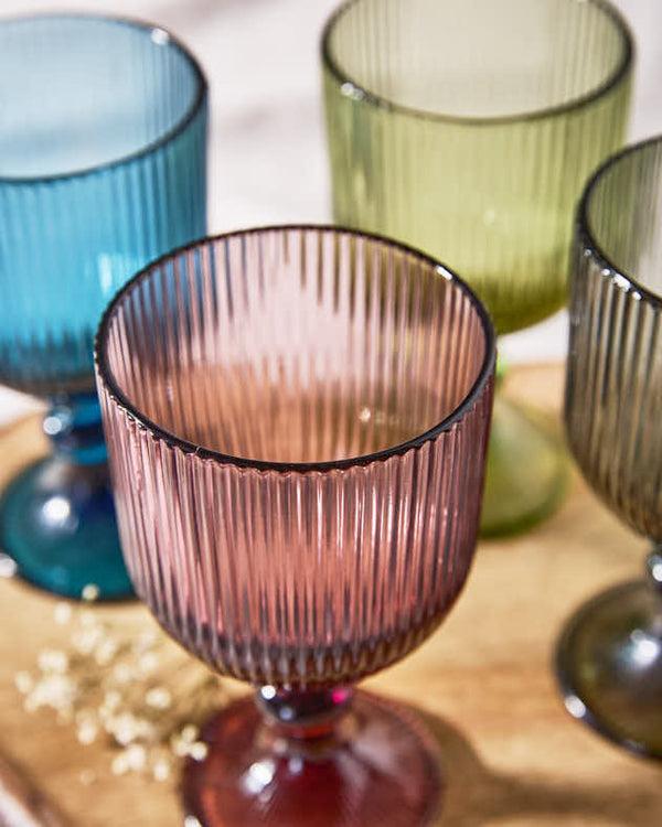 Dibor Palermo Coloured Glass Wine Goblets