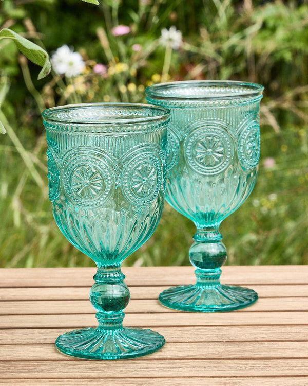 Dibor Parisian Turquoise Wine Goblet