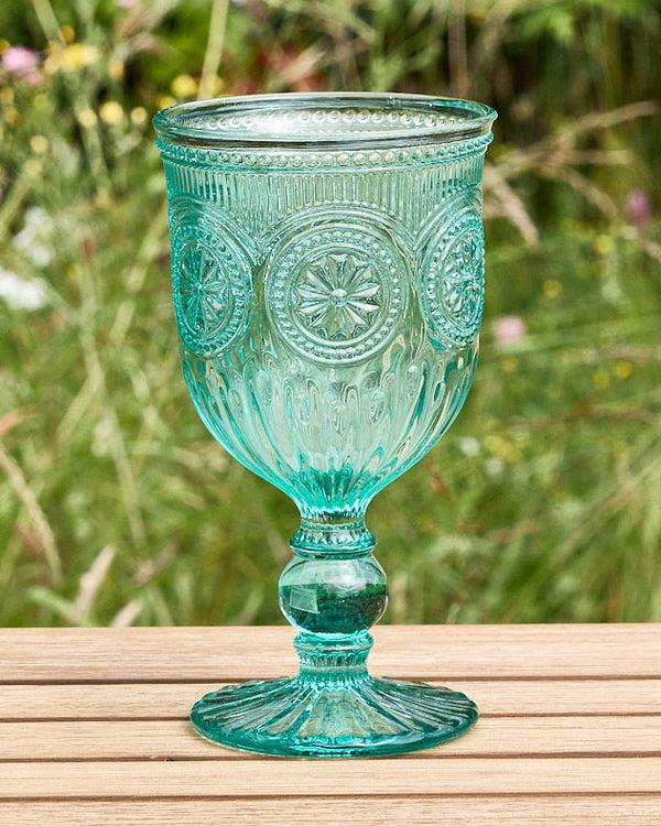 Dibor Parisian Turquoise Wine Goblet