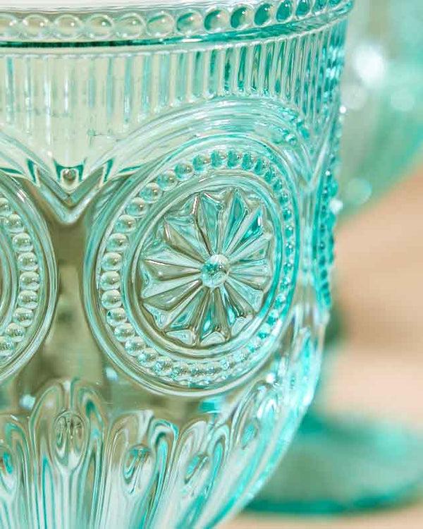 Dibor Parisian Turquoise Wine Goblet